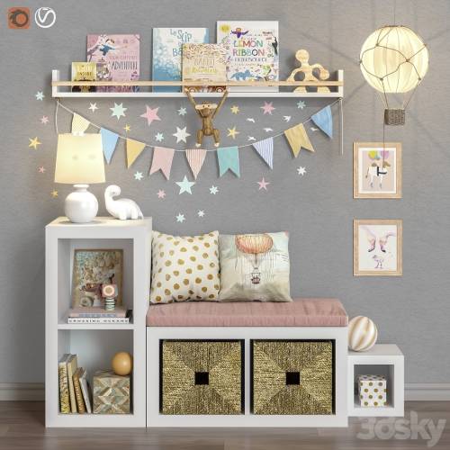 '3dsky Pro - Toys and furniture set 38' '3dsky Pro - Toys and furniture set 38'