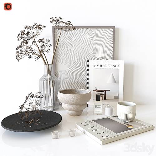 '3dsky Pro - Decorative set dill branches'