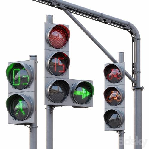 '3dsky Pro - AVE Traffic Lights Set (Animated)' '3dsky Pro - AVE Traffic Lights Set (Animated)'