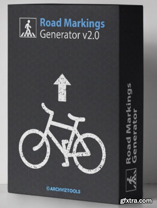 Road Markings Generator 2.0 for 3ds Max