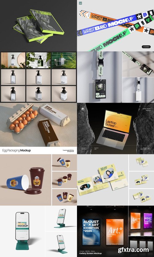 10 Mockup Templates Bundle 7 2025