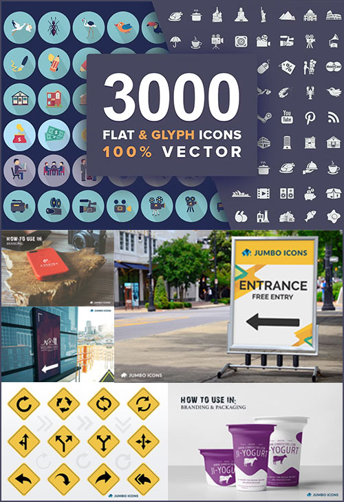 Jumbo Flat-Glyph Icons Pack 1494962 Jumbo Flat-Glyph Icons Pack 1494962