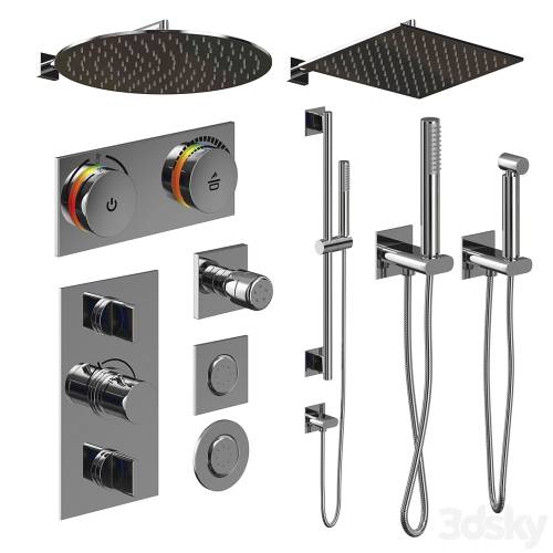 '3dsky Pro - THG Icon-X Shower faucets.' '3dsky Pro - THG Icon-X Shower faucets.'