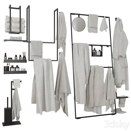 '3dsky Pro - Decorative bathroom set 206' '3dsky Pro - Decorative bathroom set 206'
