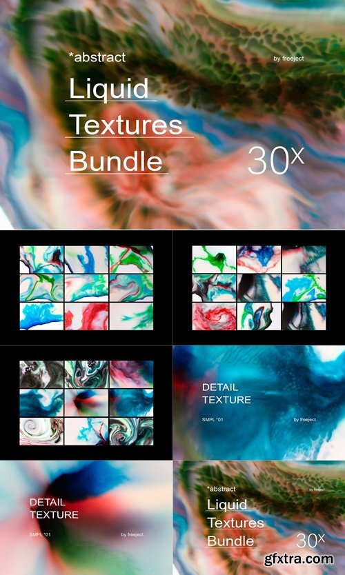 CreativeMarket - 32 Abstract Liquid Texture Background 7152815