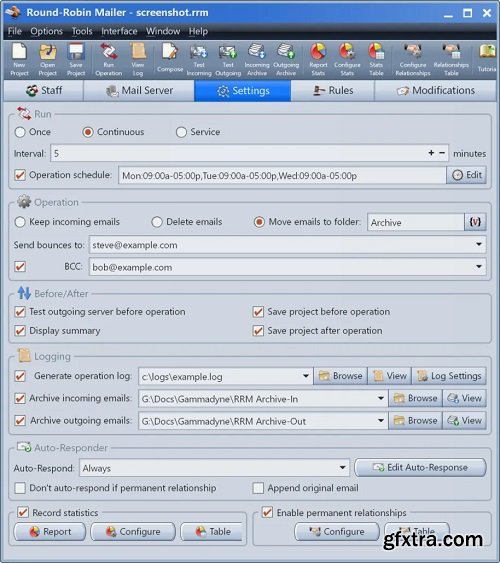 Gammadyne Round-Robin Mailer 35.0