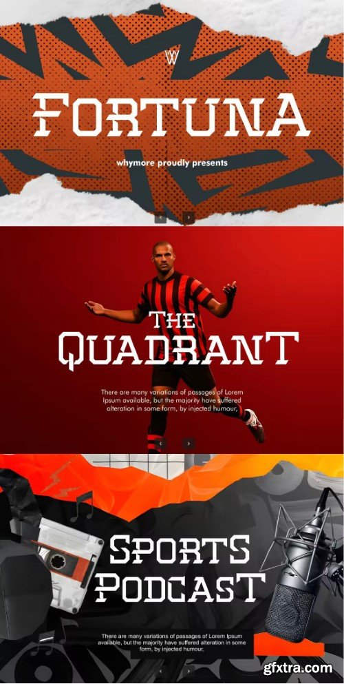 Creativemarket - Fortuna – Modern Bold Sports Fonts