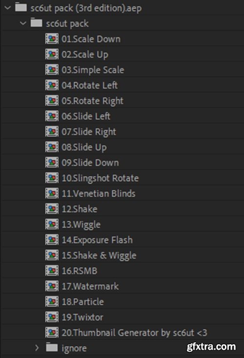Sc6ut Editing Pack #3