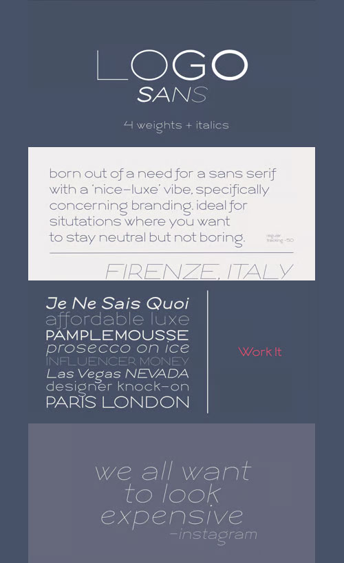 Logo Sans Font Family 10xOTF Logo Sans Font Family 10xOTF