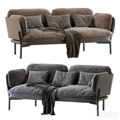 '3dsky Pro - Cloud Two Seater LN2 desert stone by & TRADITION' '3dsky Pro - Cloud Two Seater LN2 desert stone by & TRADITION'