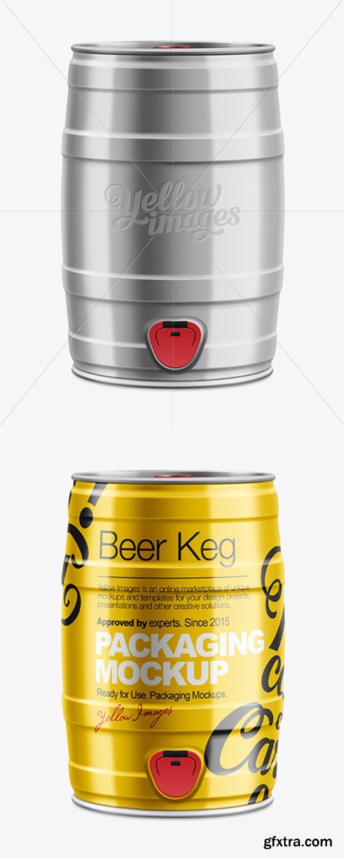 YellowImages - 5L Draft Beer Keg Mockup 10711