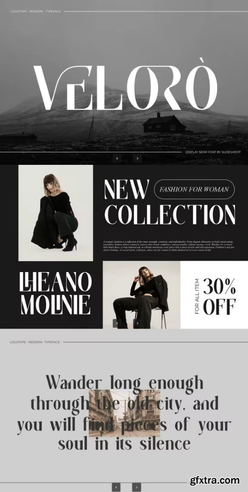 Creativemarket - Veloro || Modern Classy Sans Serif Font