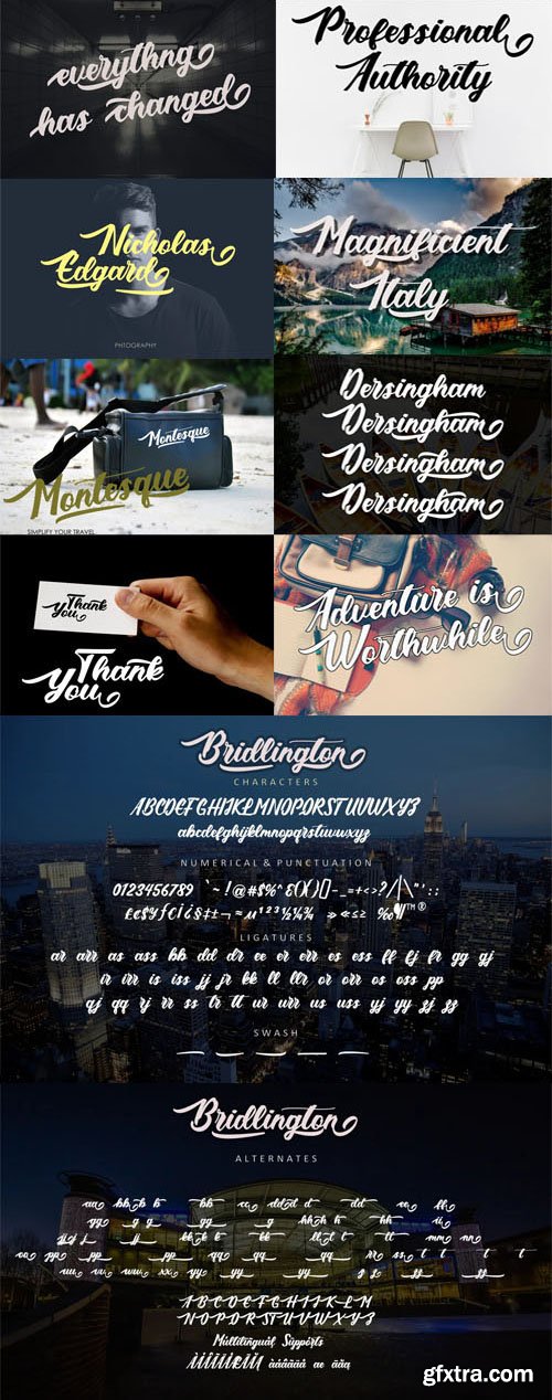 Bridlington - Thick Handwritten Font