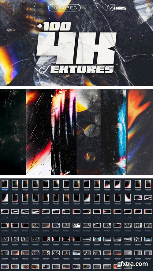 4K Light Burn & Grunge Overlays Pack