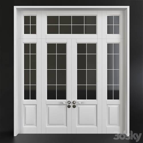 '3dsky Pro - Classic wooden door'