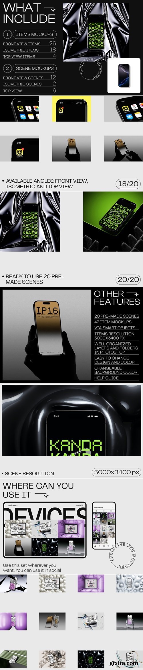 Creatoom - Apple device mockups v2