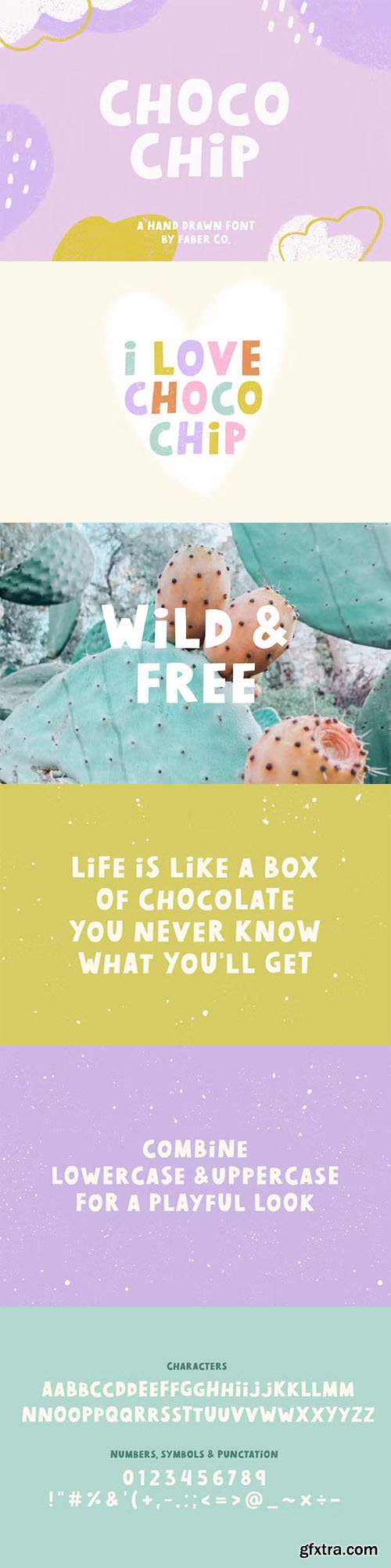 Choco Chip - Bold and Playful Handwritten Font Choco Chip - Bold and Playful Handwritten Font