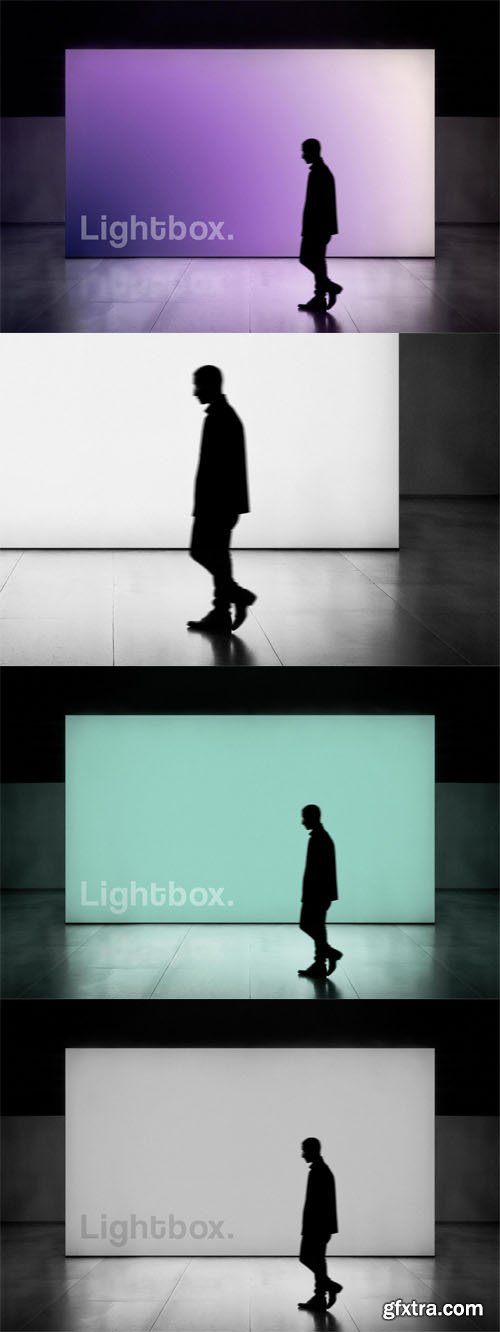 Lightbox Expo PSD Mockup Template