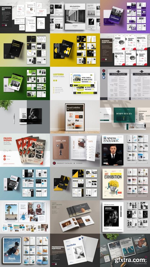 24 Indesign Templates Bundle 20 2025