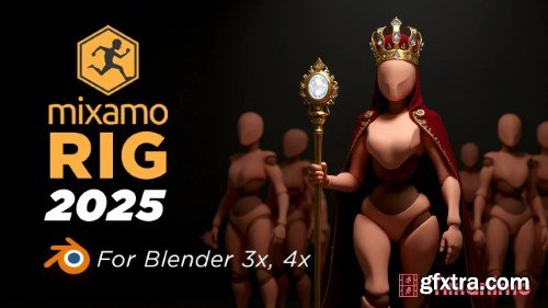 Mixamo Rig 2025.1 for Blender Mixamo Rig 2025.1 for Blender