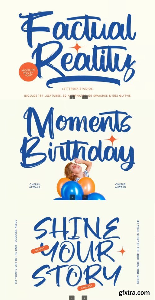 Creativemarket - Factual Reality Modern Brush Font