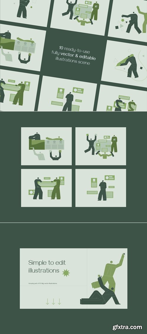 Jeanneret Illustrations Set