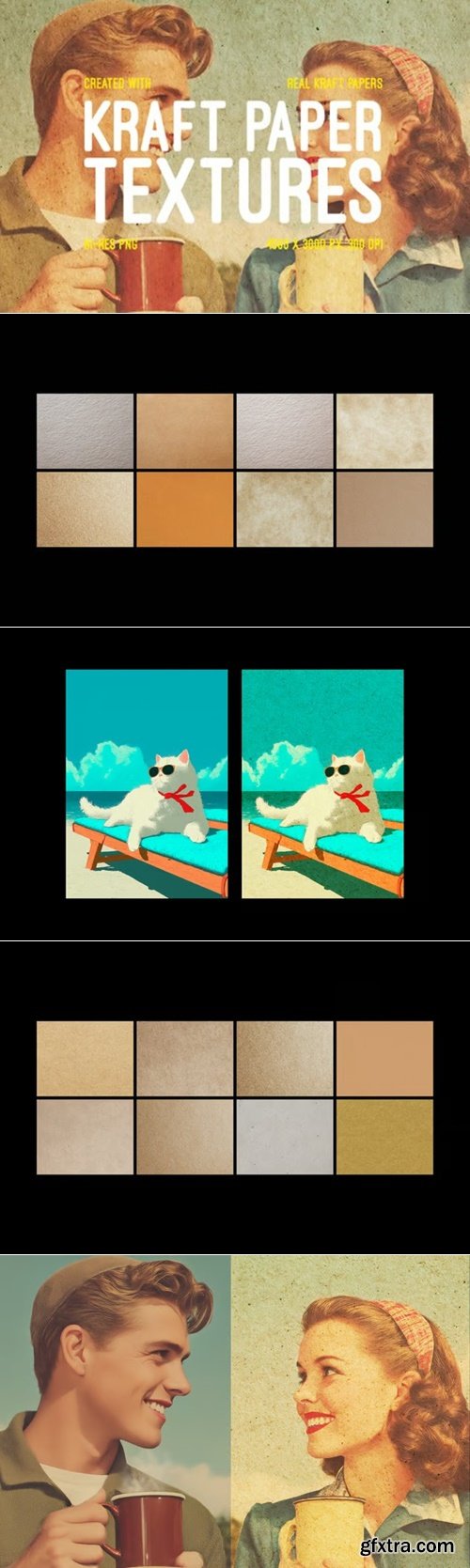 Kraft Paper Textures Real Paper Scans