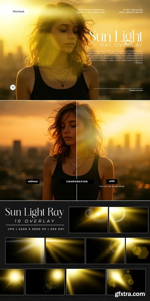 Sun Light Ray Overlay #1