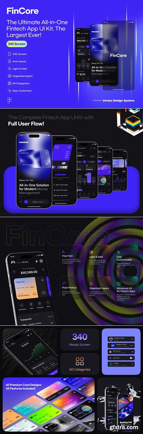 FinCore - Finance & Banking UI Kit