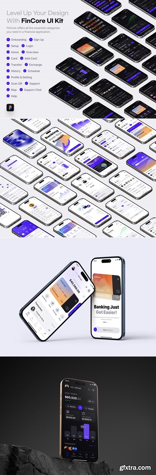 FinCore - Finance & Banking UI Kit