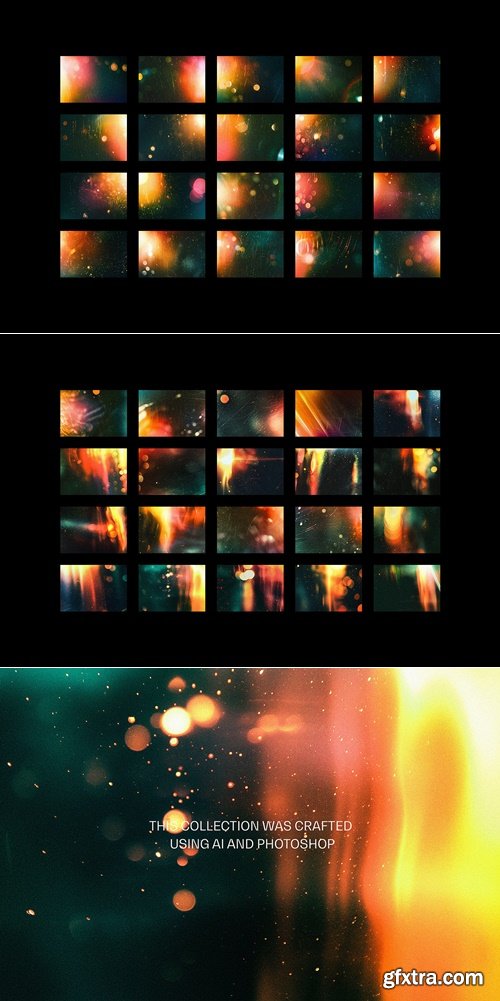 CreativeMarket - Vintage Light Leaks Textures 282346854