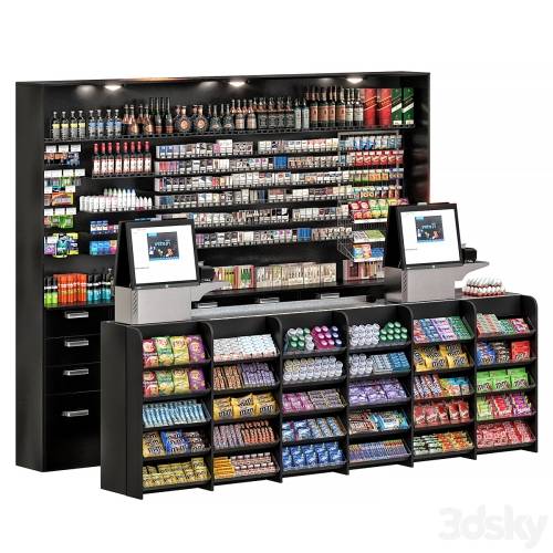 '3dsky Pro - gas station store' '3dsky Pro - gas station store'