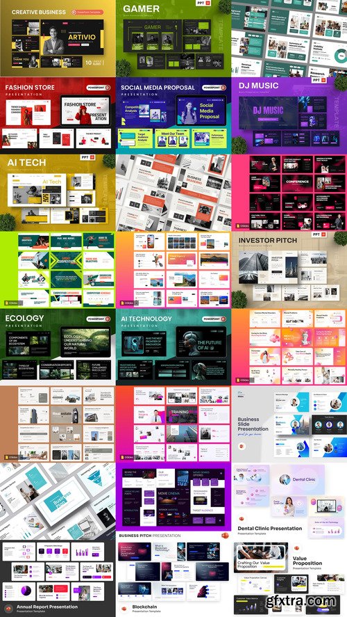 24 PowerPoint Templates Bundle 21