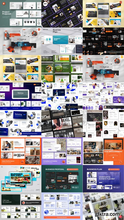24 PowerPoint Templates Bundle 22
