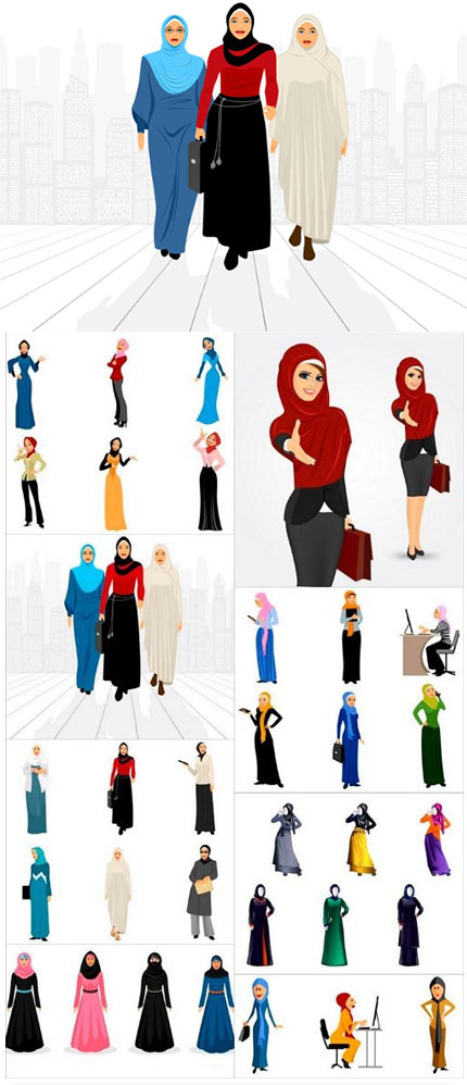 Modern Muslim Women 10xEPS