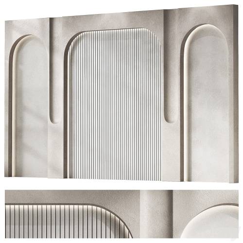 '3dsky Pro - Wall arched decorative panels' '3dsky Pro - Wall arched decorative panels'