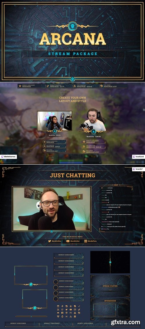 Nerd or Die - Arcana – Stream Package