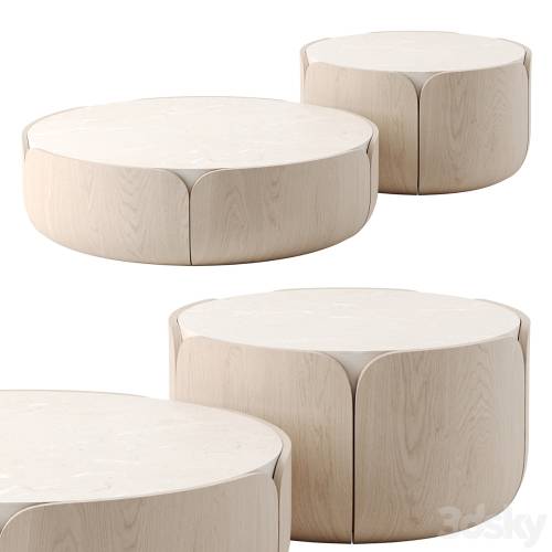'3dsky Pro - Bloom coffee tables by Milla & Milli'