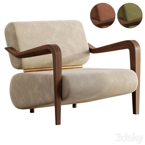 '3dsky Pro - Clark Armchair - Mezzo Collection' '3dsky Pro - Clark Armchair - Mezzo Collection'