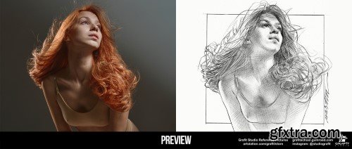 Grafit  Studio - Dramatic Female Tutorial by James  Martin