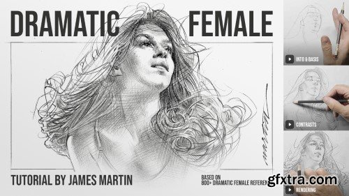 Grafit  Studio - Dramatic Female Tutorial by James  Martin