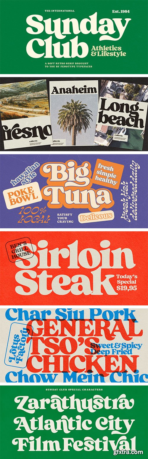MyFonts - Sunday Club Font