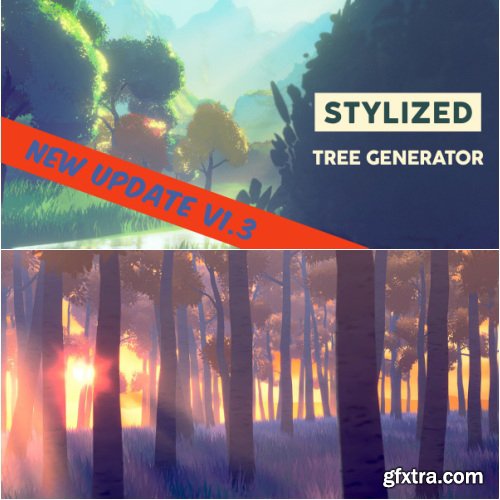 Superhivemarket - Stylized Tree Asset Generator v1.3