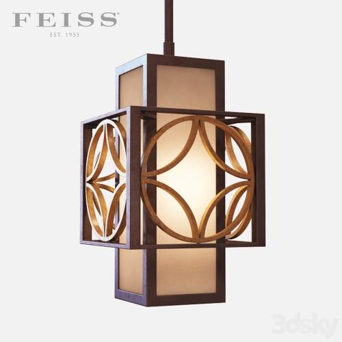'3dsky Pro - Feiss - Remy 1 Light Mini Pendant' '3dsky Pro - Feiss - Remy 1 Light Mini Pendant'