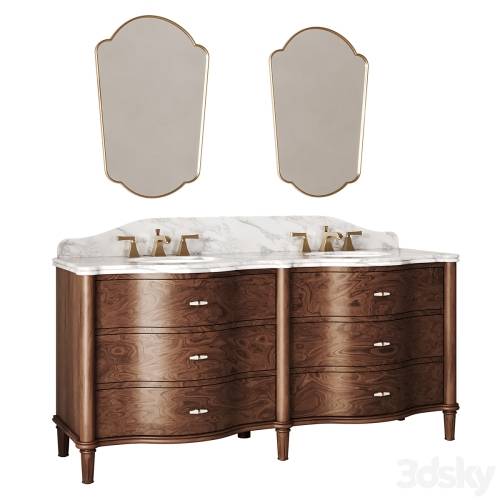 '3dsky Pro - Valerie Double Vanity by Soho Home' '3dsky Pro - Valerie Double Vanity by Soho Home'