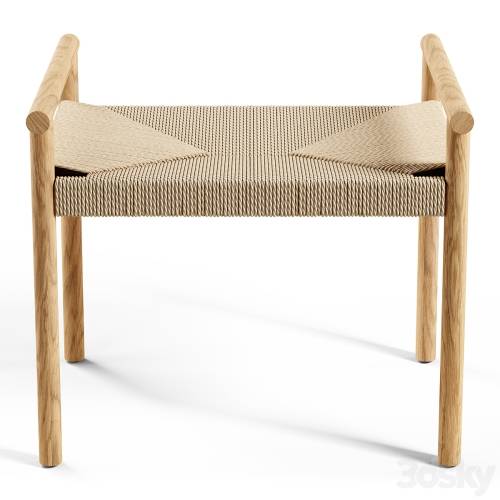 '3dsky Pro - Zara Home - The braided bench - Small' '3dsky Pro - Zara Home - The braided bench - Small'