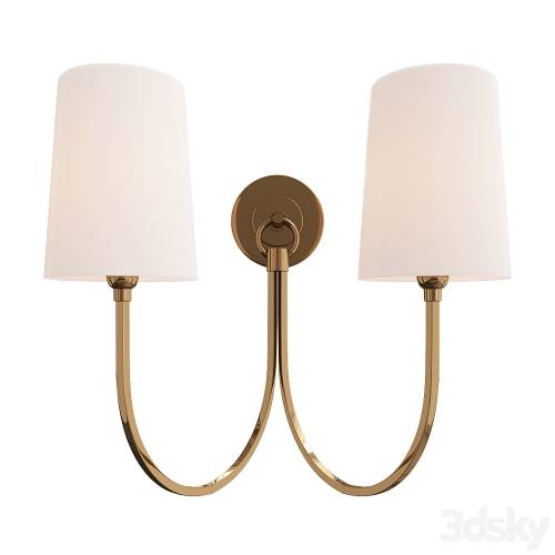 '3dsky Pro - DOUBLE SWAG SCONCE - 2 LIGHT'