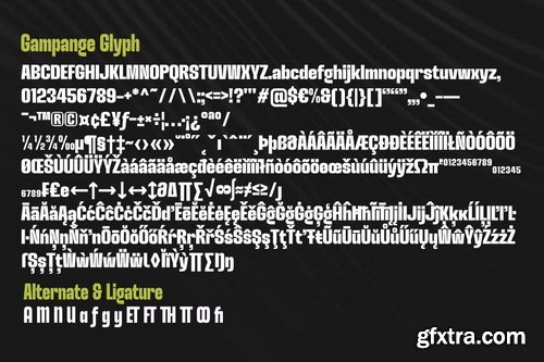 CreativeMarket - Gampange Modern Sans Family