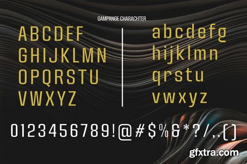 CreativeMarket - Gampange Modern Sans Family