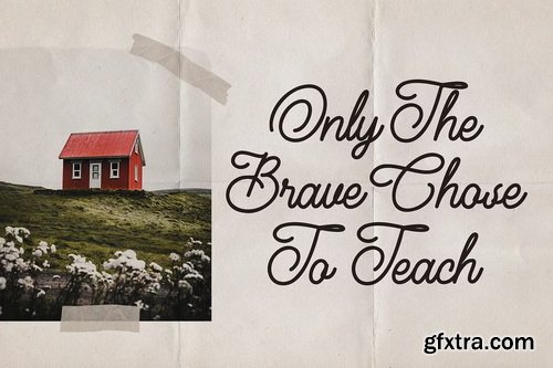 CreativeMarket - Headtrec Monoline Vintage Font